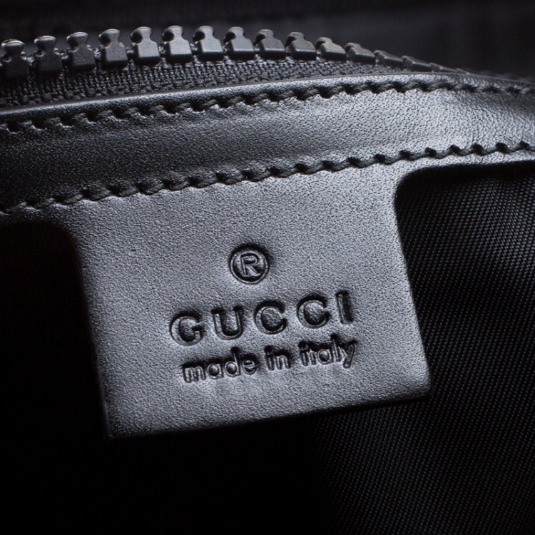 Pre Owned Gucci Black Mesh Hollywood Backpack