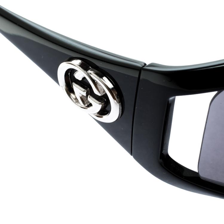 مملوكة مسبقًا Gucci Black GG2989/S Shield Sunglasses