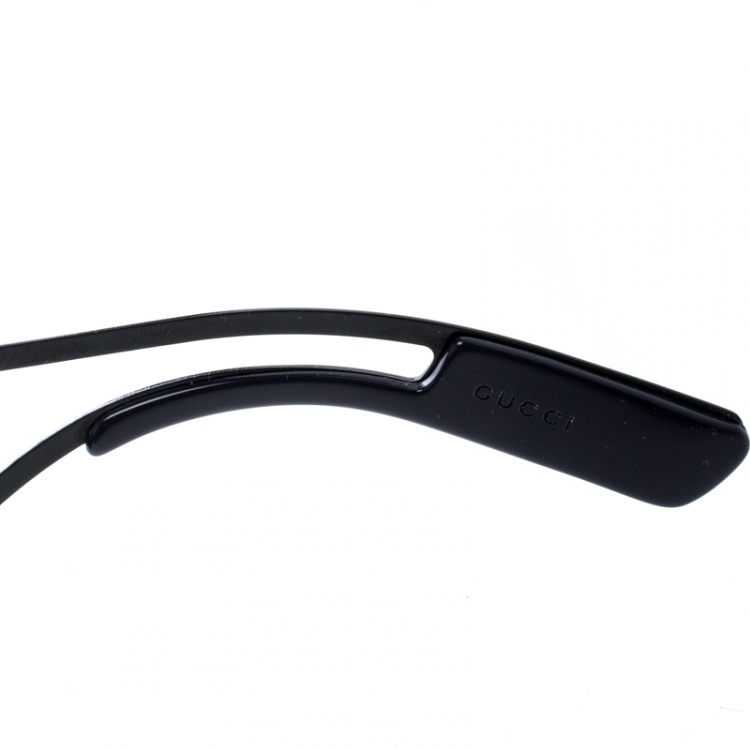 Pre Owned Gucci Navy Blue GG 2799/S Shield Sport Sunglasses