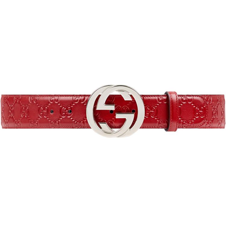 red womens gucci belt