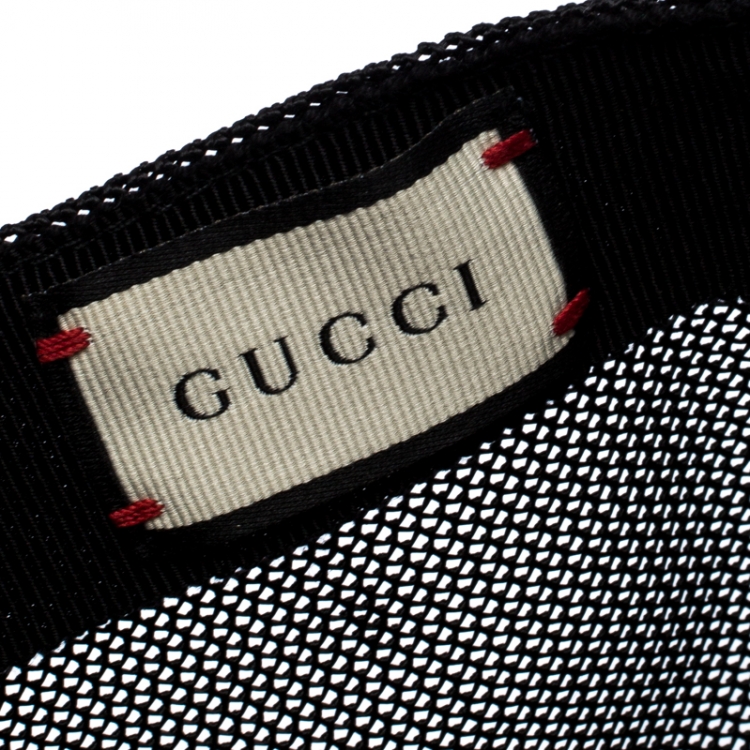 Pre Owned Gucci Beige Kingsnake Print Canvas GG Supreme Baseball Cap M