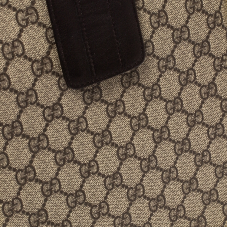 Pre Owned Gucci Beige/Brown GG Supreme Canvas iPad Case