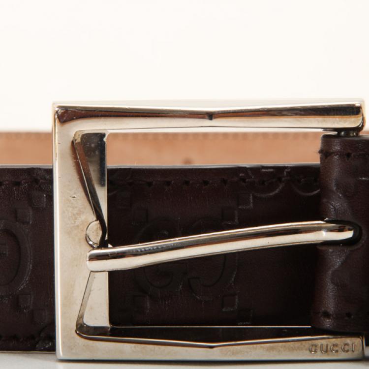 مملوكة مسبقًا Gucci GG Guccissima Belt 107 CM