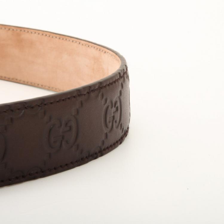 مملوكة مسبقًا Gucci GG Guccissima Belt 107 CM