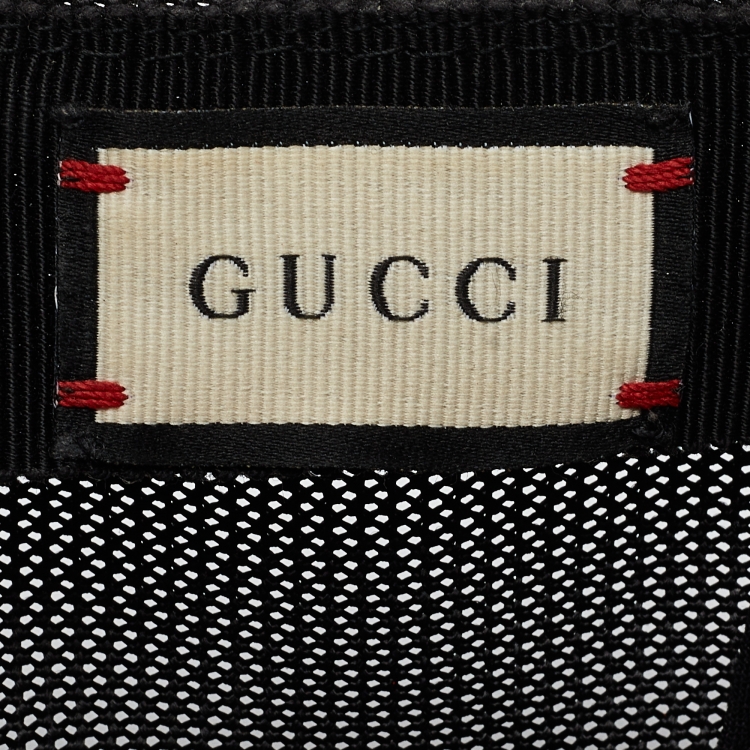 Pre Owned Gucci Beige Tiger GG Supreme Canvas Baseball Cap M