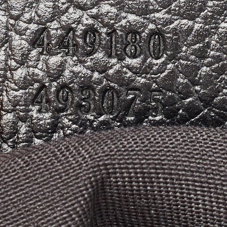 Pre Owned Gucci Black GG Nylon and Leather XL Web Duffle Bag