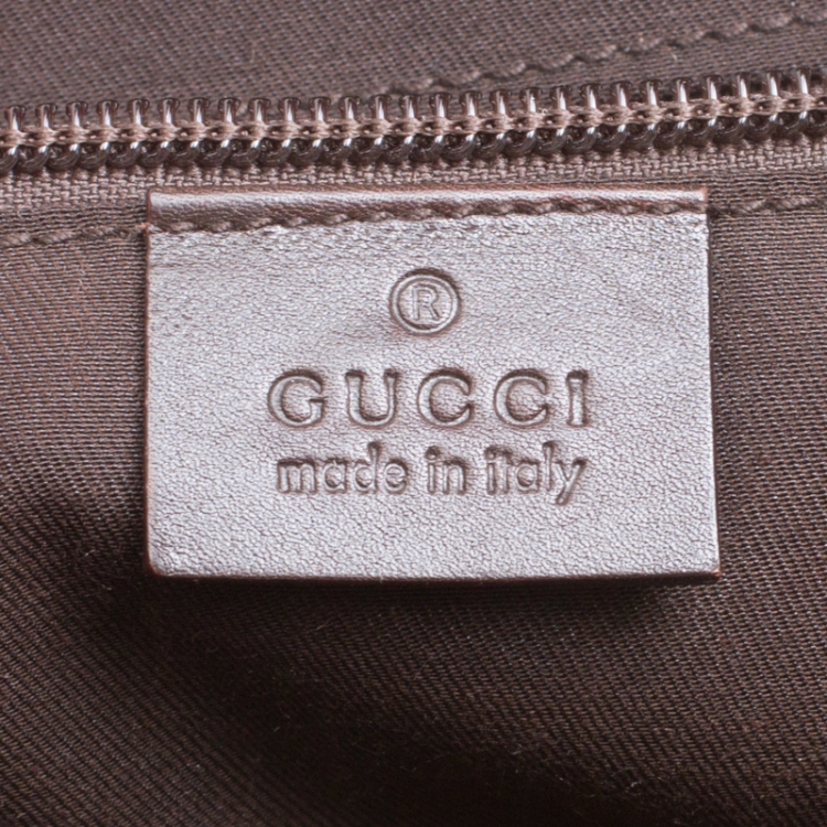 Pre Owned Gucci Beige/Ebony GG Canvas Large Messenger Bag