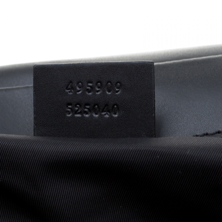 مملوكة مسبقًا Gucci Black GG Supreme Canvas Web Diaper Bag