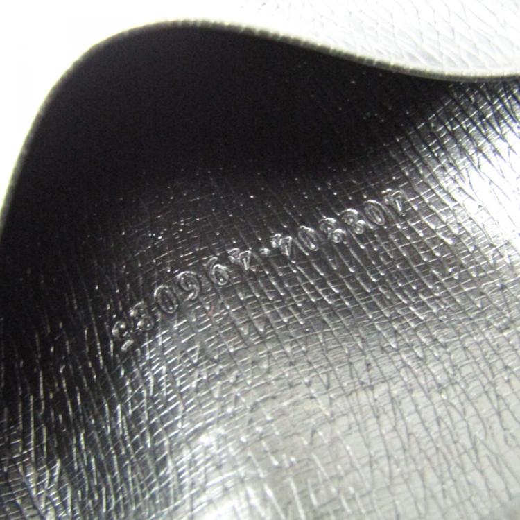 Pre Owned Gucci Black Leather Interlocking Key Case