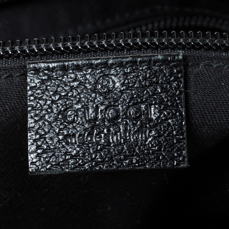 مملوكة مسبقًا Gucci Black GG Canvas Web Messenger Bag