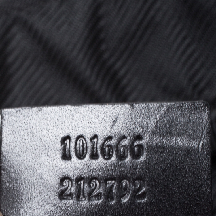 Pre Owned Gucci Black GG Canvas and Leather Briefcase