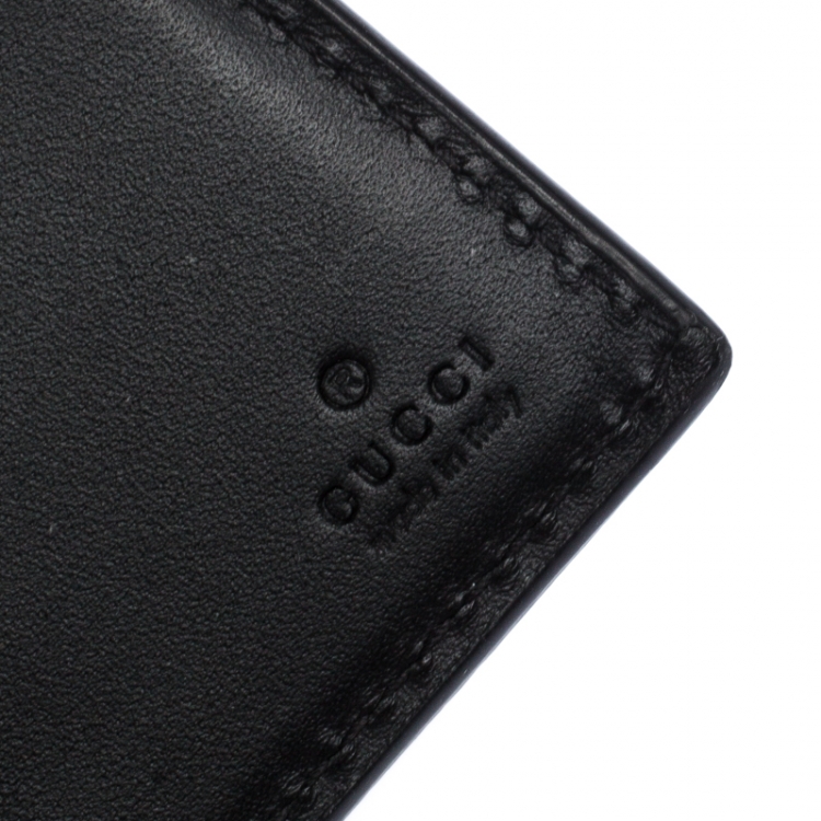 Pre Owned Gucci Grey GG Supreme Canvas Kingsnake Print Bifold Wallet