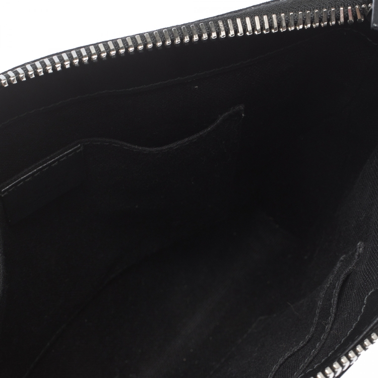 Pre Owned Gucci Black GG Supreme Canvas Small Messenger Bag