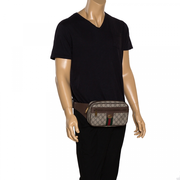 Gucci Belt bag from 'GG Supreme' canvas, Men's Bags