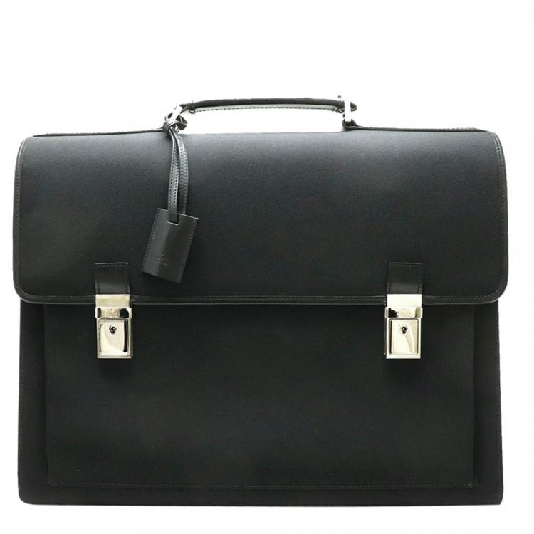 gucci black briefcase