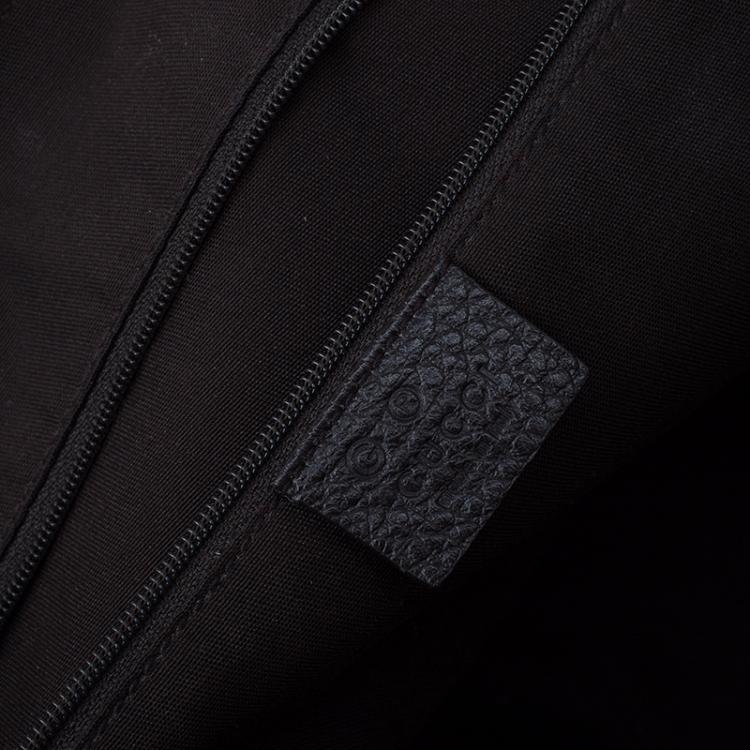Pre Owned Gucci Beige/Ebony GG Crystal Coated Canvas Messenger Bag