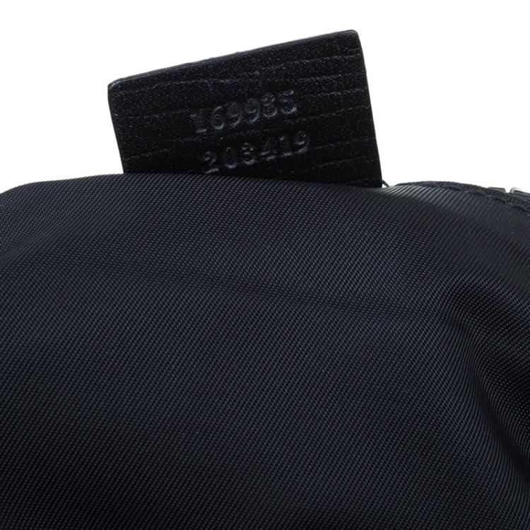 Pre Owned Gucci Black GG Coated Canvas Messenger Bag