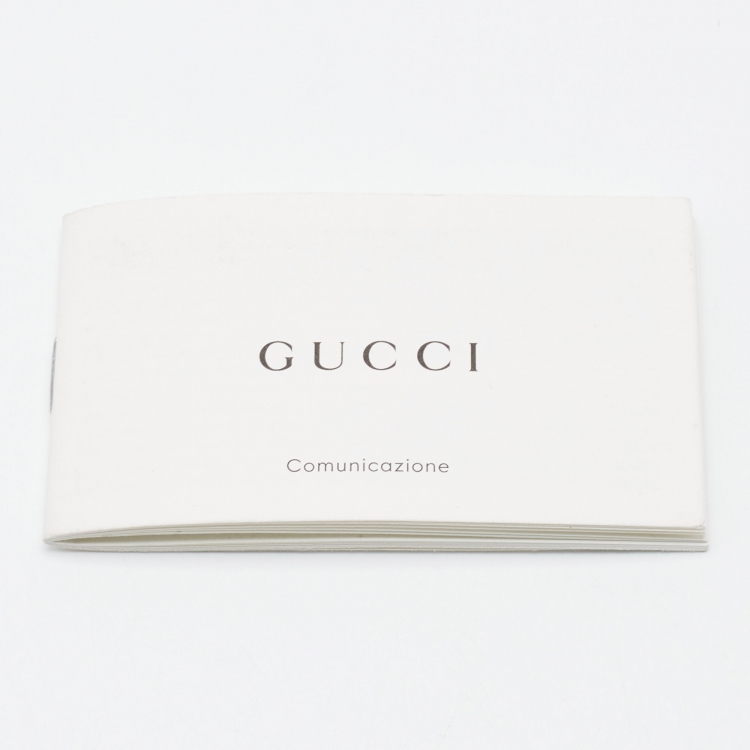 Pre Owned Gucci Black GG Nylon and Leather Messenger Bag