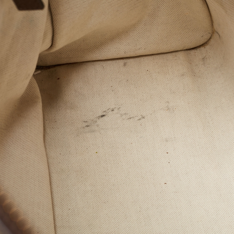 مملوكة مسبقًا Gucci Brown/Beige GG Supreme Canvas and Leather Neo Vintage Web Duffle Bag