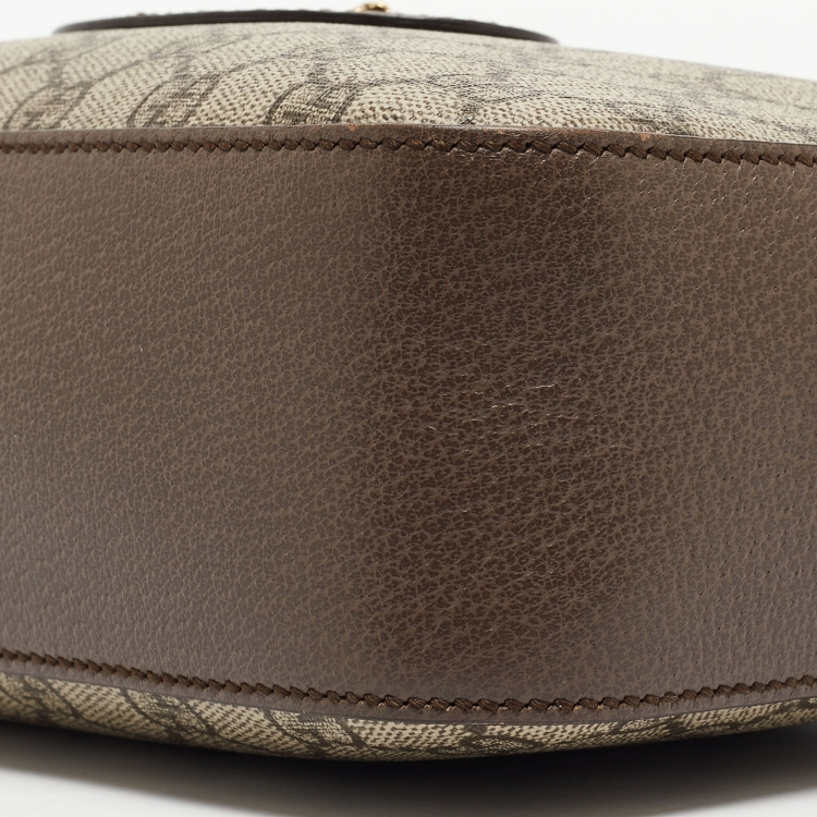 Pre Owned Gucci Brown/Beige GG Supreme Canvas Neo Vintage Messenger Bag