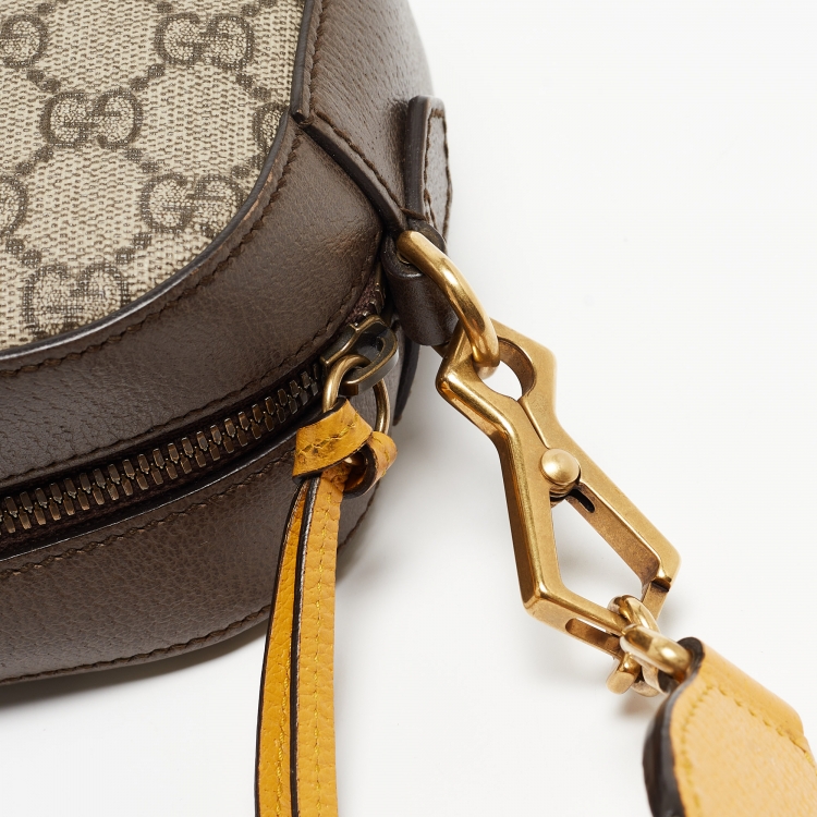 Pre Owned Gucci Brown/Beige GG Supreme Canvas Neo Vintage Messenger Bag