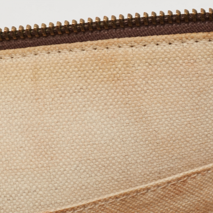 Pre Owned Gucci Beige GG Supreme Canvas Neo Vintage Pouch