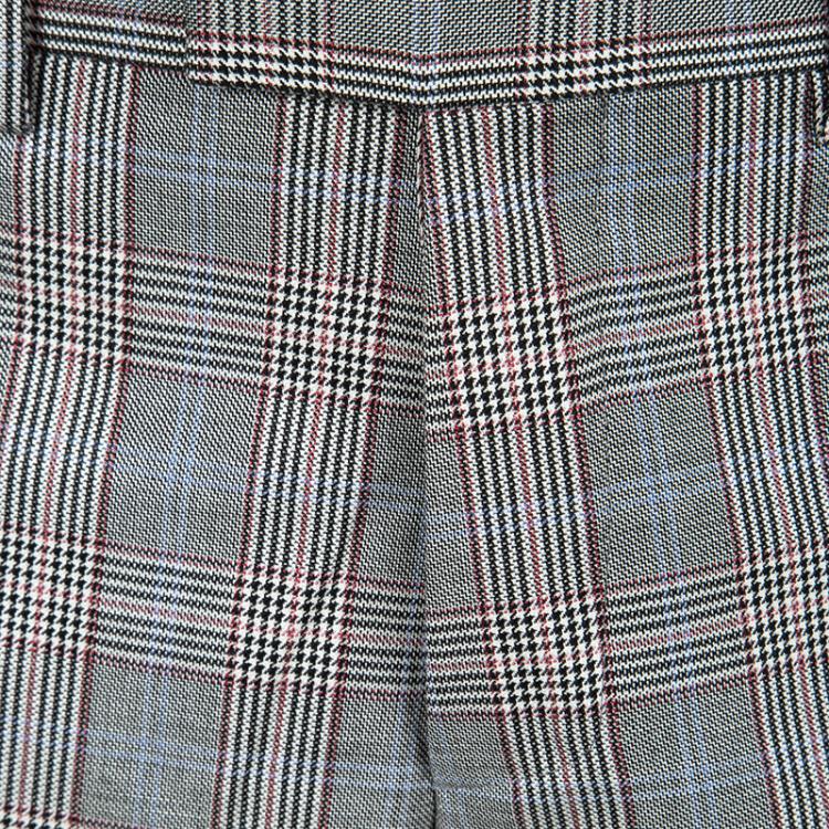 Pre Owned Gucci Monochrome Glen Plaid Tailored Suit L