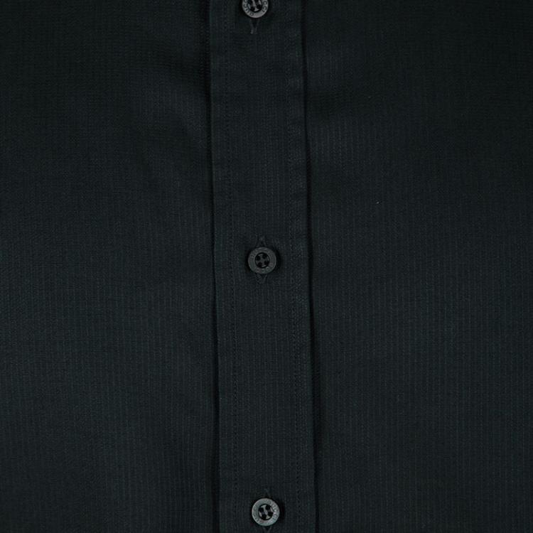 Pre Owned Gucci Dark Green Cotton Long Sleeve Button Front Shirt XXXL