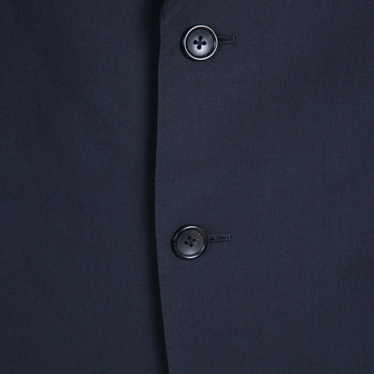 Pre Owned Gucci Navy Blue Tailored Two Button Wool Blazer XXL  