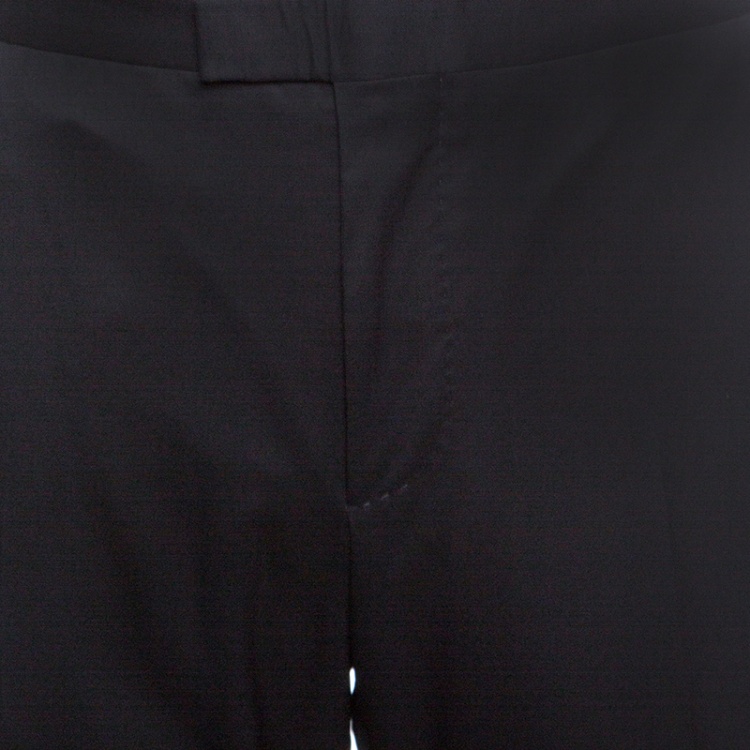 Pre Owned Gucci Black Wool Tailored Trousers XXL