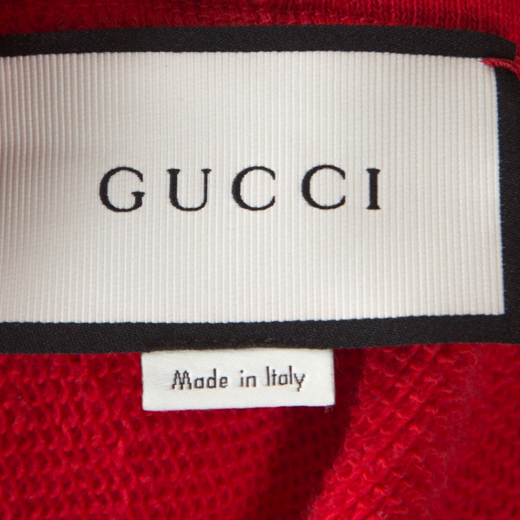 gucci donald duck hoodie red