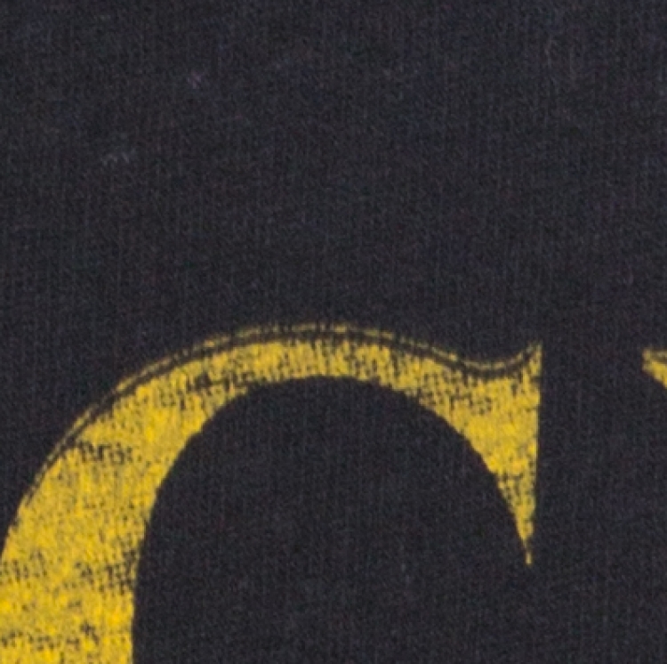 Pre Owned Gucci Black Cotton Vintage Logo Printed T-Shirt L