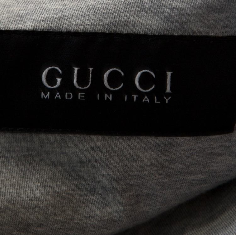 مملوكة مسبقًا Gucci Blue Logo Patterned Jacquard Bomber Jacket XXL