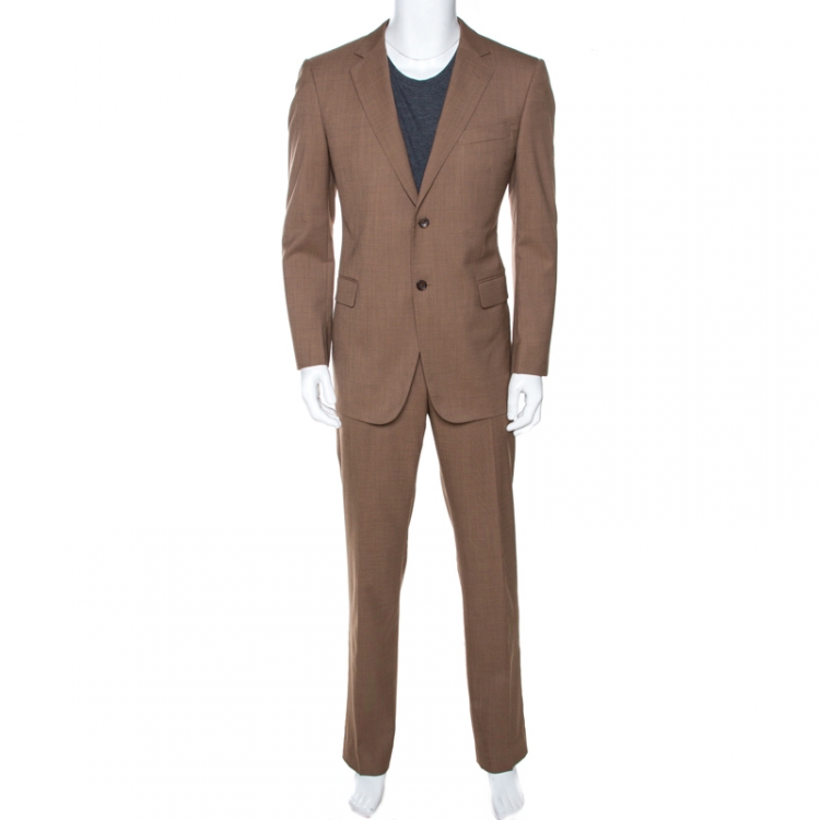 gucci suit brown