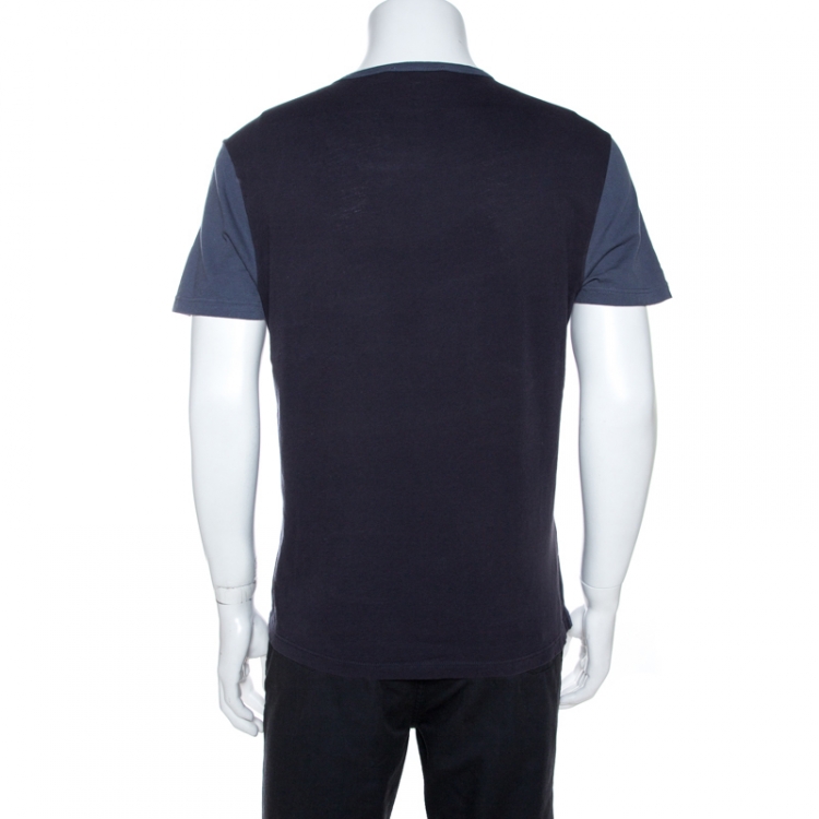 مملوكة مسبقًا Gucci Bicolor Hysteria Knight Logo Print Cotton T-Shirt S