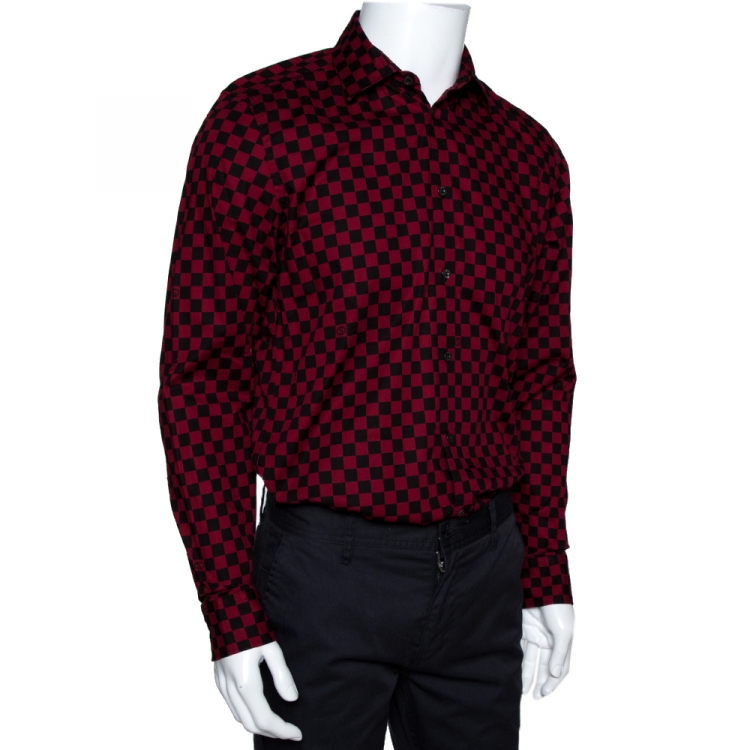 gucci checkered shirt