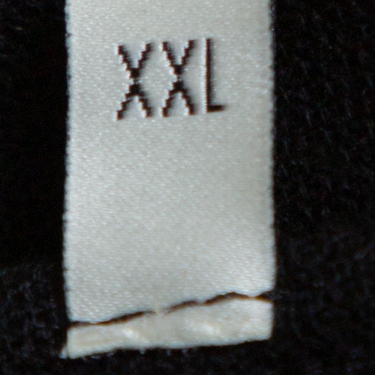 مملوكة مسبقًا Gucci Black Logo Striped Stretch Cotton Polo T-Shirt XXL 