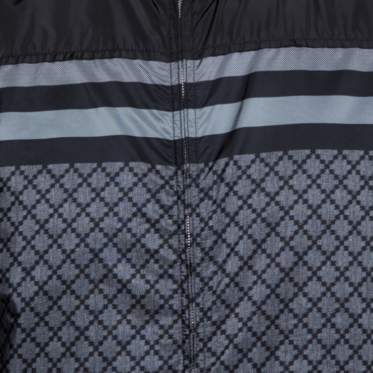 Pre Owned Gucci Black Diamante Hoodie Track jacket S