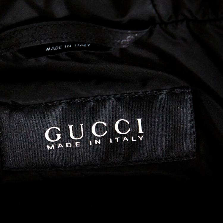 مملوكة مسبقًا Gucci Black GG Monogram Jacket S