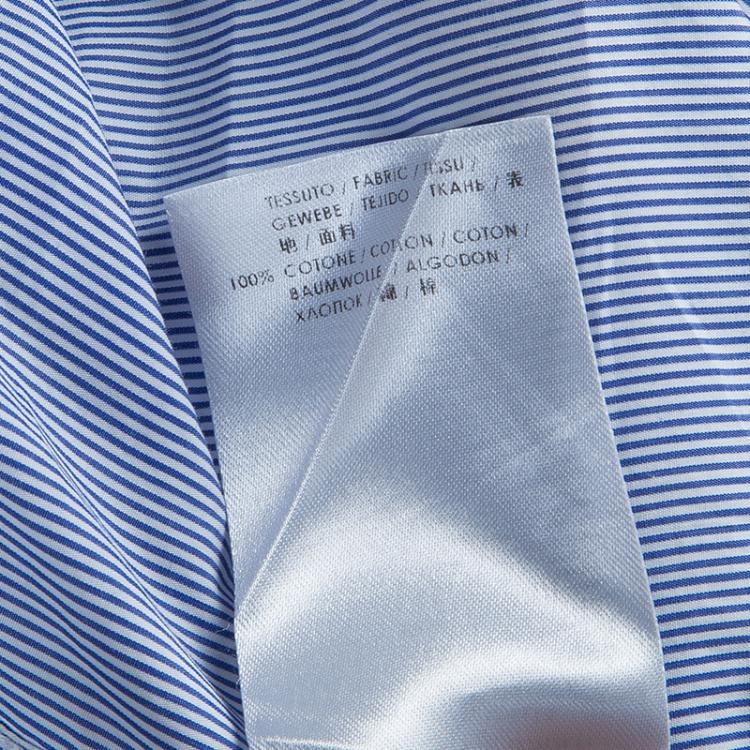 مملوكة مسبقًا Gucci Blue Striped Long Sleeve Buttondown Cotton Shirt M