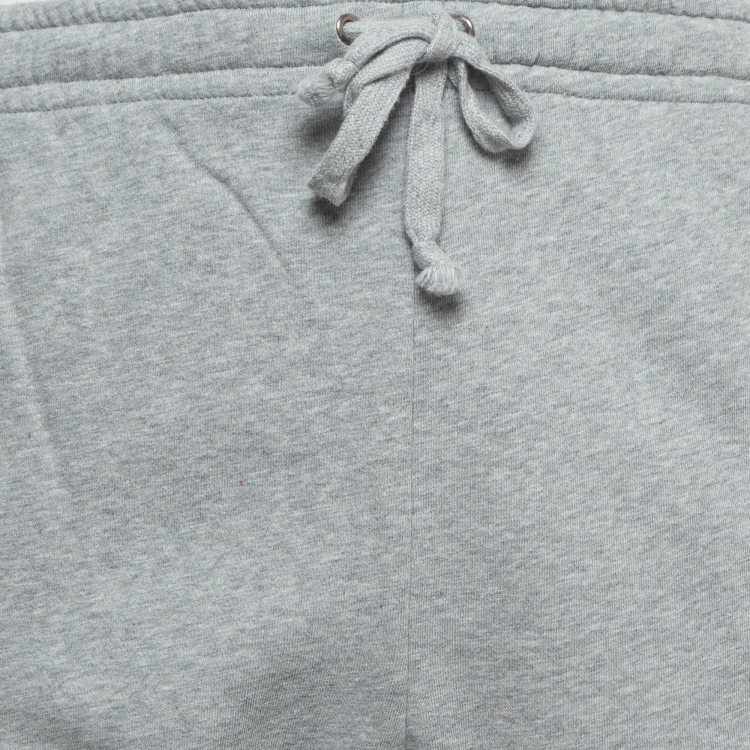 Pre Owned Gucci Grey Mystic Cat Appliqué Cotton Sweatpants XL