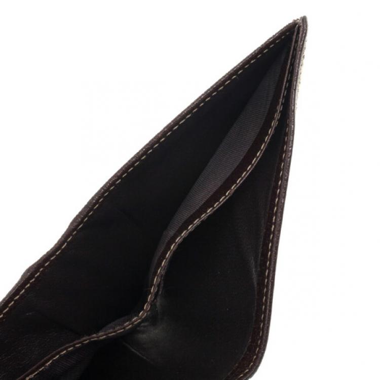 Pre Owned Gucci Original GG Canvas Bifold Wallet