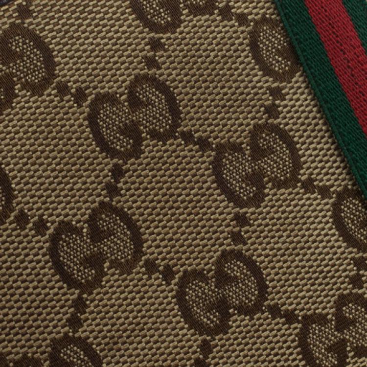 Pre Owned Gucci Original GG Canvas Bifold Wallet