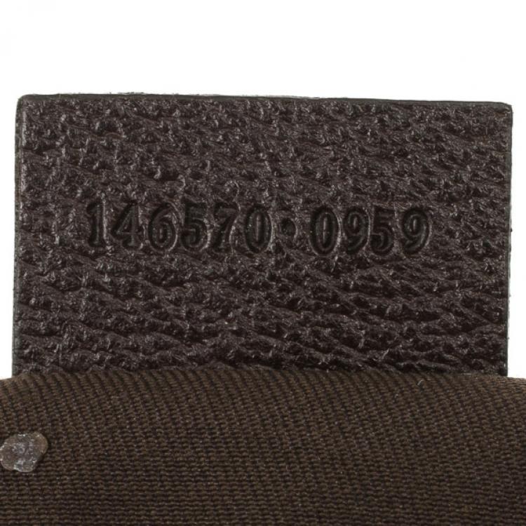 Pre Owned Gucci Beige Monogram Coin Purse