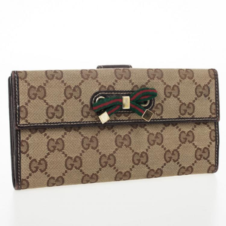 Gucci Wallet for Men | Signature GG monogram Brown | BagBuyBuy