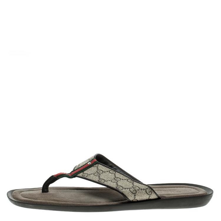 used gucci thong sandals