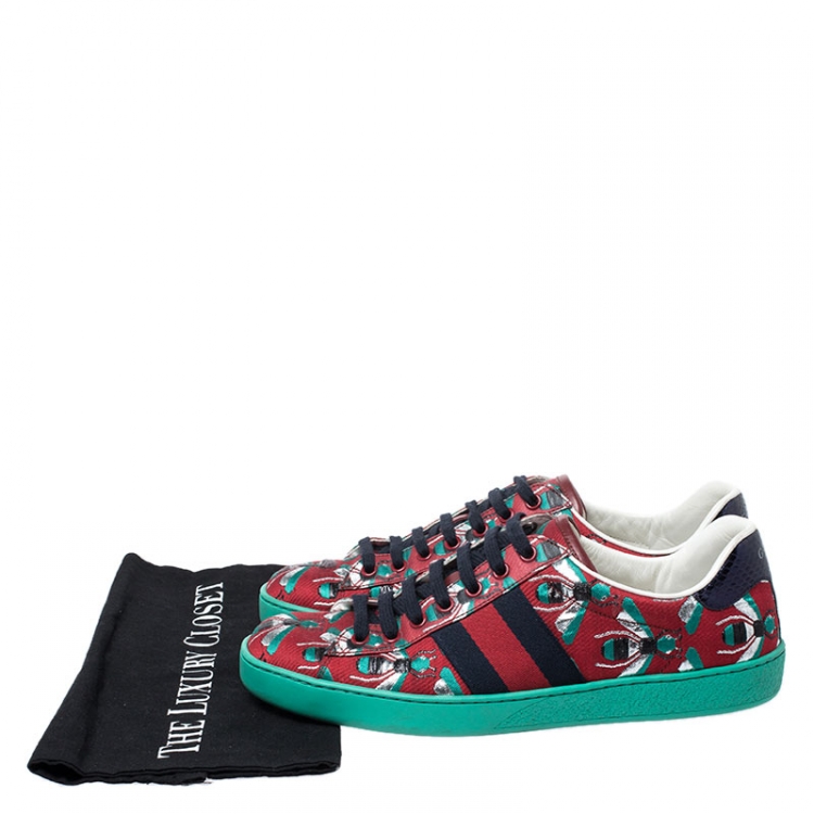 gucci jacquard sneakers