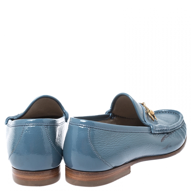 gucci loafers men blue
