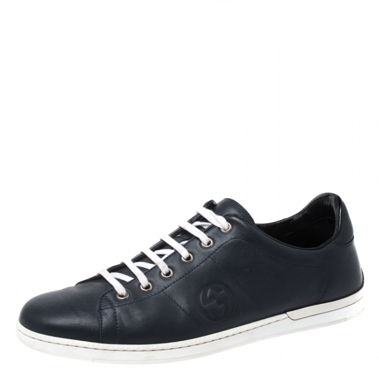 navy gucci sneakers