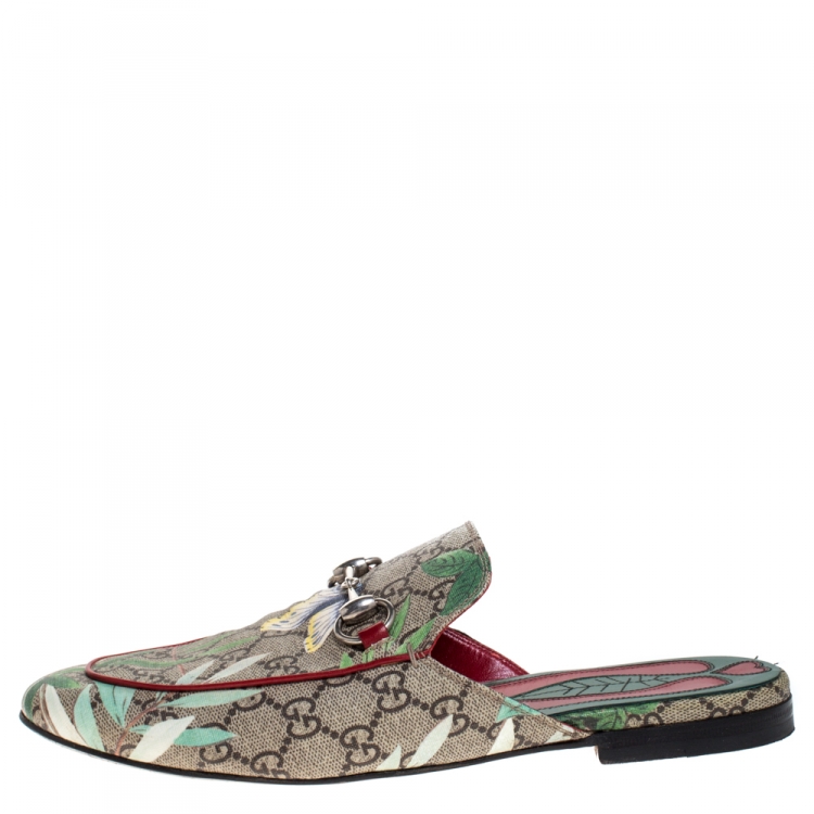 Gucci princetown loafer clearance in tian garden print